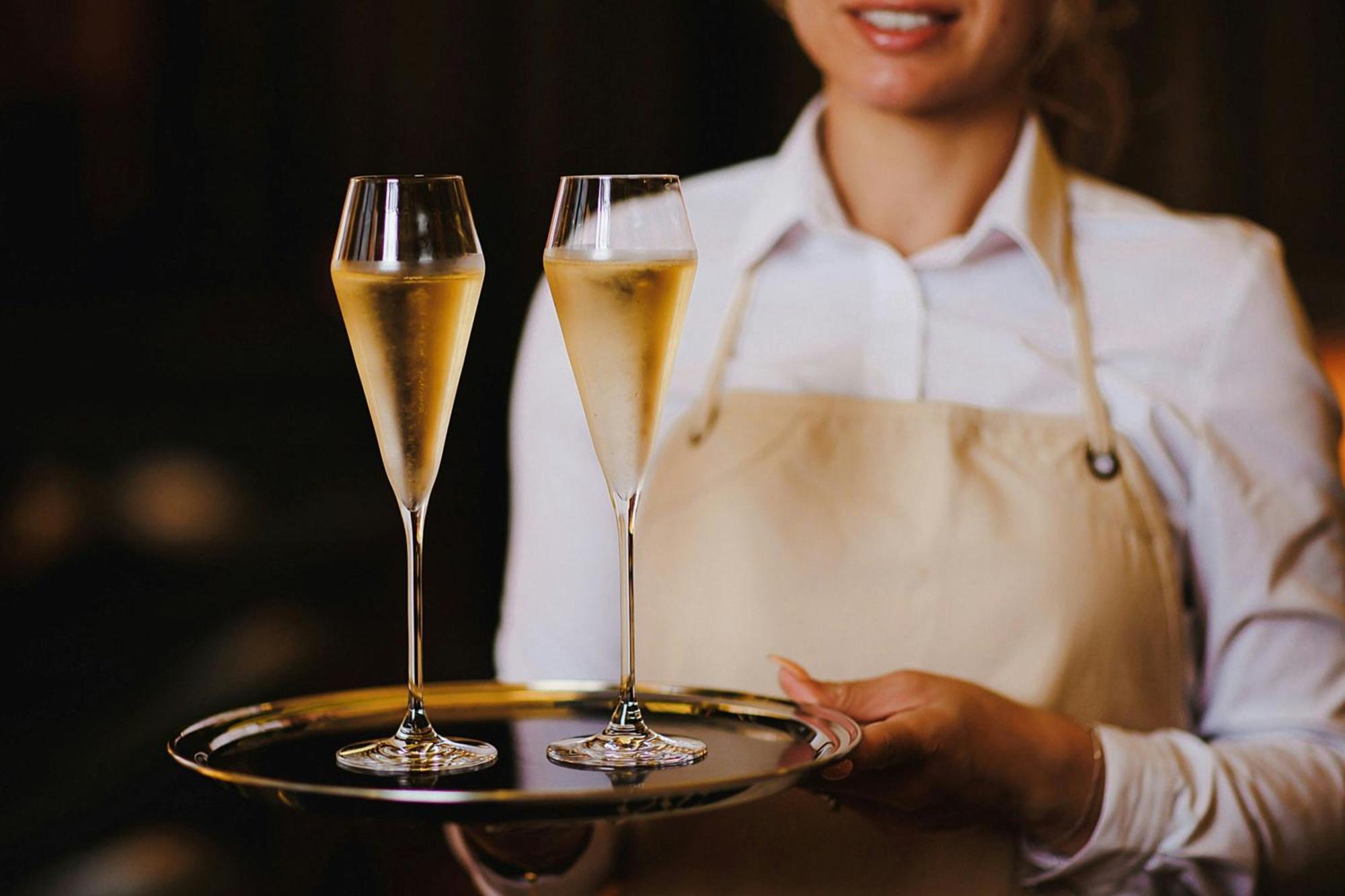 Stock Exchange Hotel, Manchester, Autograph Collection Ngoại thất bức ảnh Champagne flutes